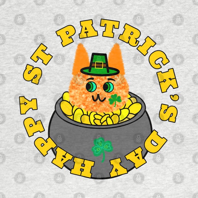 St Patrick’s Lucky Leprechaun Cat by chowlet